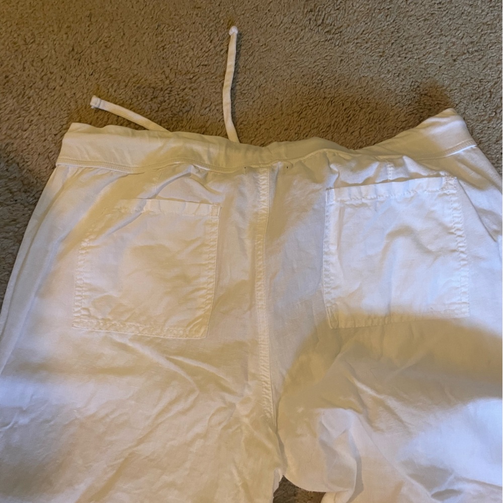 Gap Linen Drawstring Beach Pants - image 4